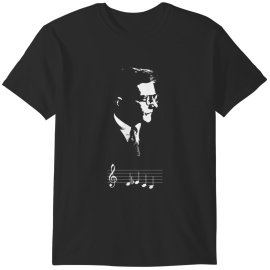 Discover Dmitri Shostakovich DSCH motif musical notes T-Shirts