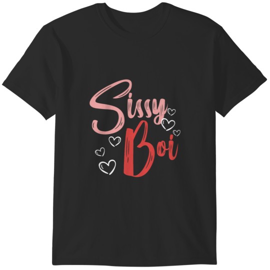 Discover Sissy Boi Pink Red Love design T-Shirts