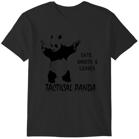 Discover Tactical Panda Eats Shoots Leaves T-Shirts