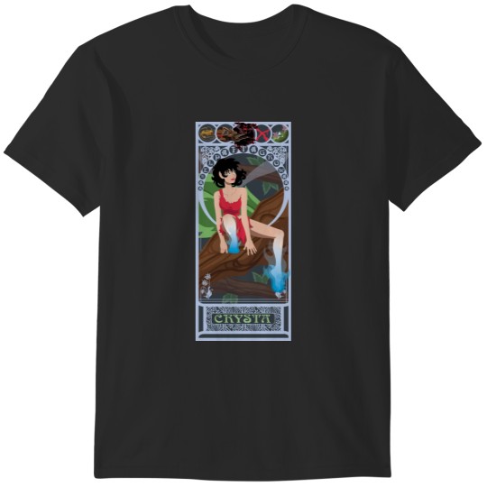 Discover Crysta Nouveau - Fern Gully T-Shirts