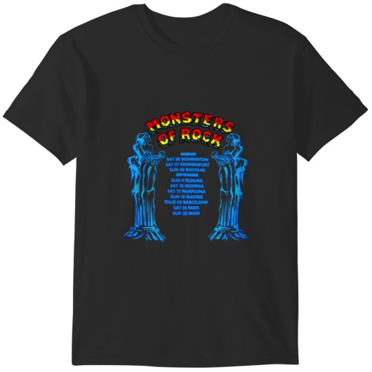 Discover 1988 Monsters Of Rock Tour T-Shirts