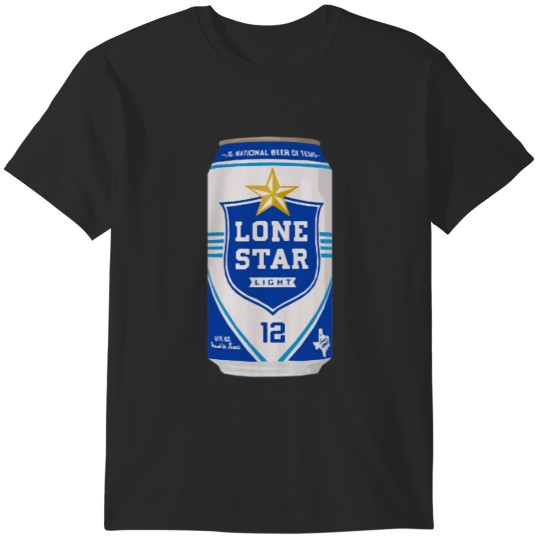 Discover Lone Star Light Can T-Shirts