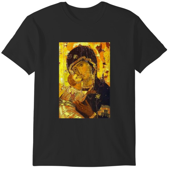 Discover Theotokos of Vladimird, Orthodox Iconography, T-Shirts