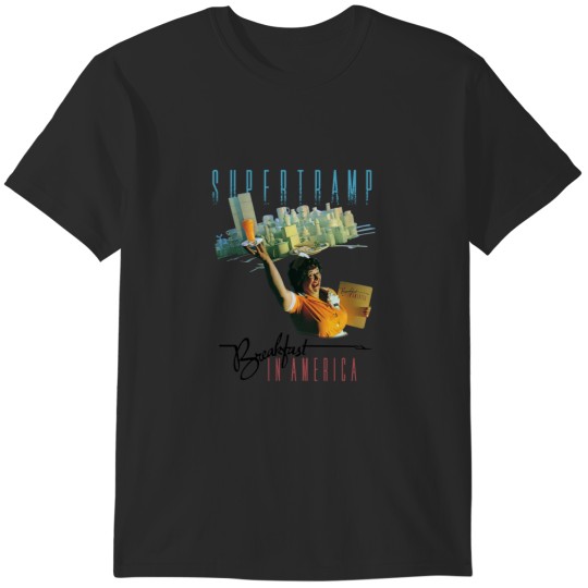 Discover Súpértrámp BREAKFAST IN AMERICA 1979 NEW T-Shirts