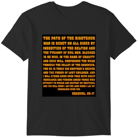 Discover Ezekiel 25-17 T-Shirts