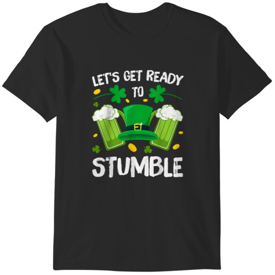 Discover Let's Get Ready To Stumble Beer Drinking St. Pat T-Shirts
