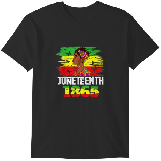 Discover Juneteenth 1865 Emancipation Day Freedom Black Pride T-Shirts