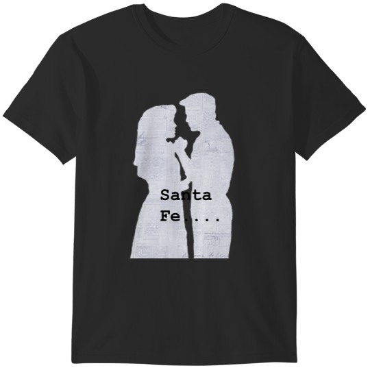 Discover Newsies- Santa Fe- Jack Kelly and Katherine Plumber silhouette T-Shirts