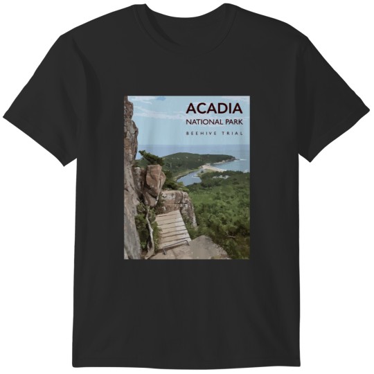 Discover Acadia National Park - Beehive T-Shirts