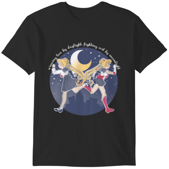Discover Fighting Evil By Moonlight Fitted T-Shirts