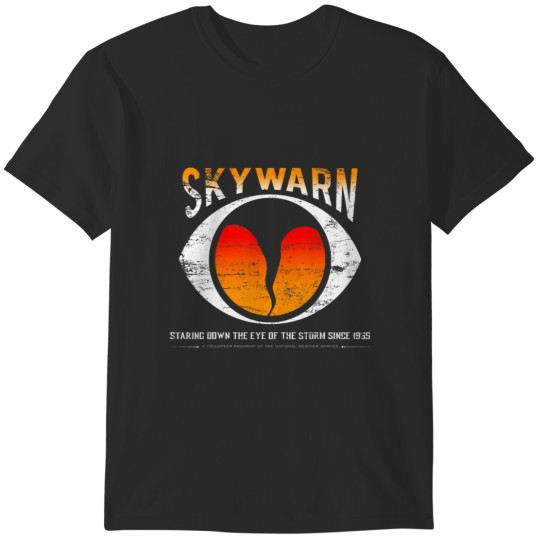 Discover skywarn distressed also available as nondistressed T-Shirts