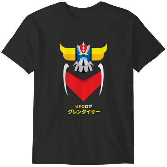 Discover Grendizer - Color and japanese writing T-Shirts