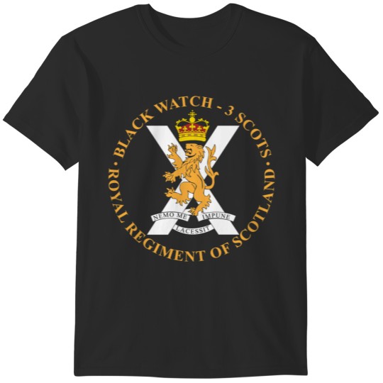 Discover the black watch scotland royal regiment T-Shirts