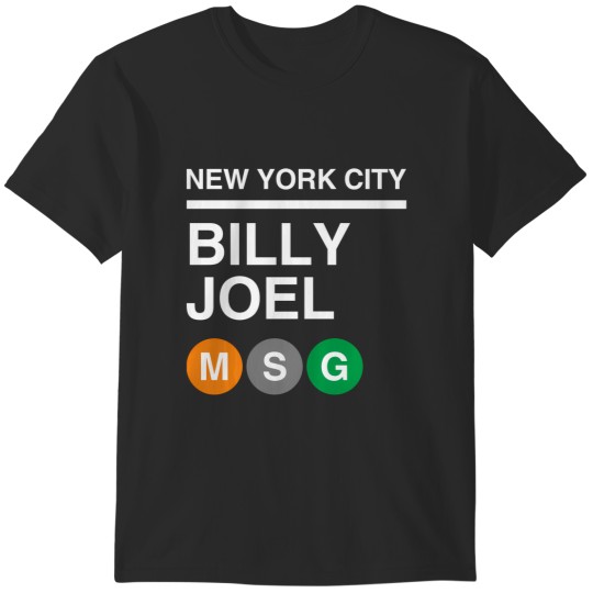 Discover billy joel msg subway T-Shirts