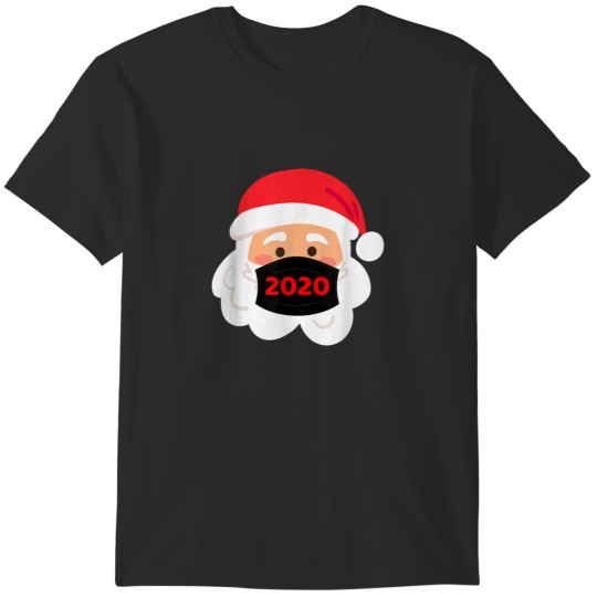 Discover Santa Wearing Mask Quarantine Christmas 2020 T-Shirts
