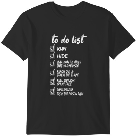 Discover to do list in white T-Shirts