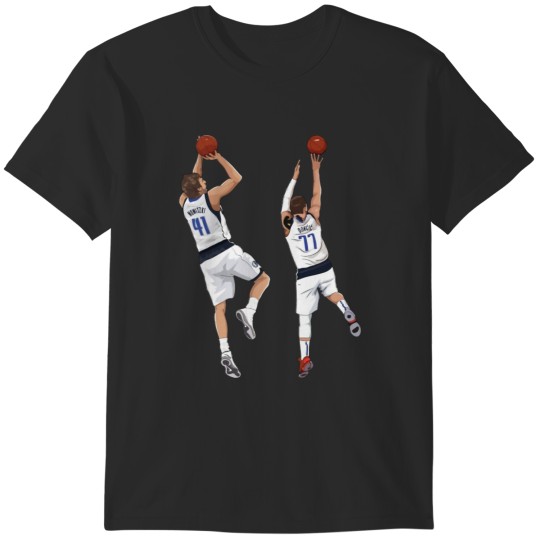 Discover Luka Doncic x Dirk Nowitzki T-Shirts