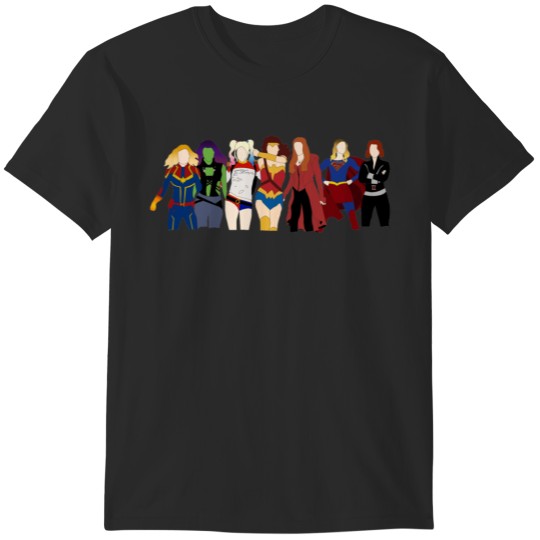 Discover female superheroes T-Shirts