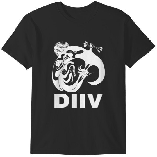 Discover Diiv Aesthetic - Logo White T-Shirts