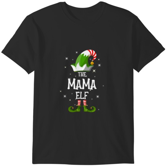 Discover The Mama Elf Family Matching Group Christmas T-Shirts
