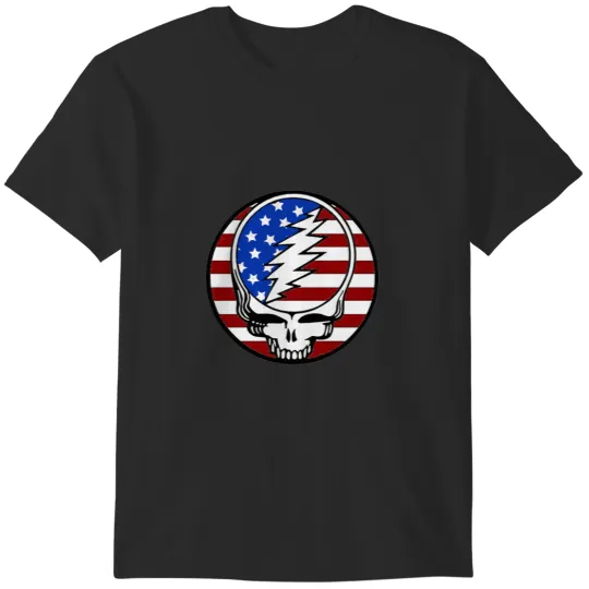 Discover Grateful Skull Dead Circle America T-Shirts