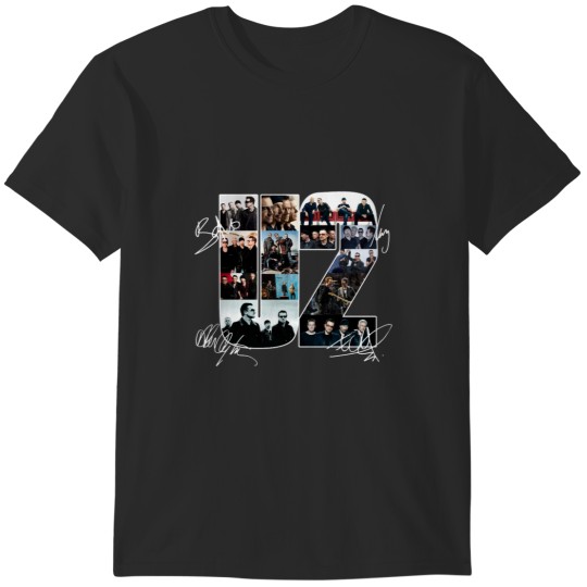Discover Ú2 Rock Band Signatures T-Shirts
