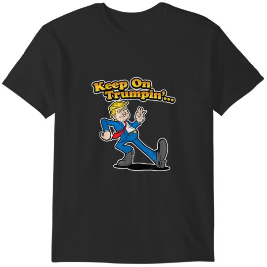 Discover Keep on Trumpin Funny Vintage Pro Trump Men Women T-Shirts