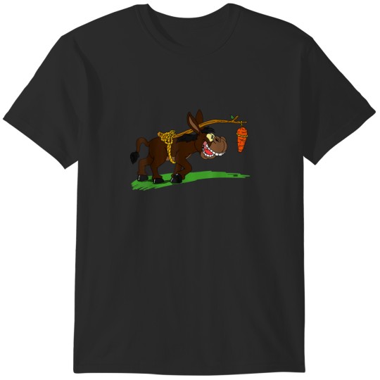 Discover Donkey and his Carrot  Gift idea for Men Kids T-Shirts