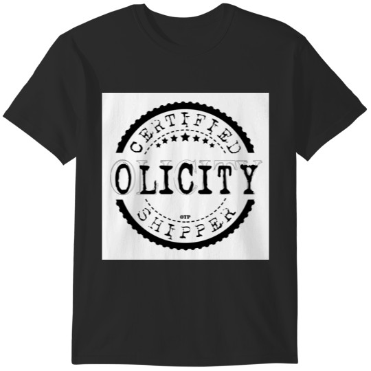 Discover Certified Olicity Shipper Black Stamp T-Shirts
