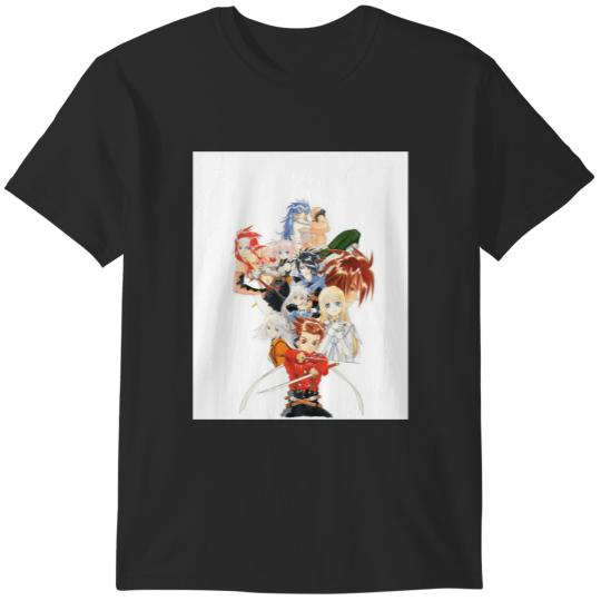 Discover TALES OF SYMPHONIA · coverART no logo version Graphic T-Shirts