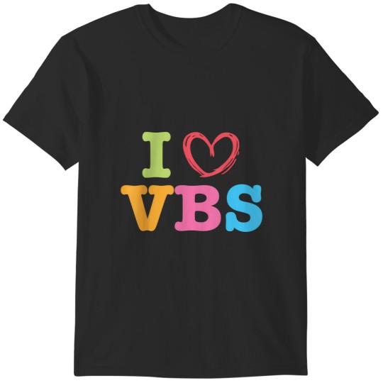 Discover i love vbs i heart vacation bible school crew bible study T-Shirts