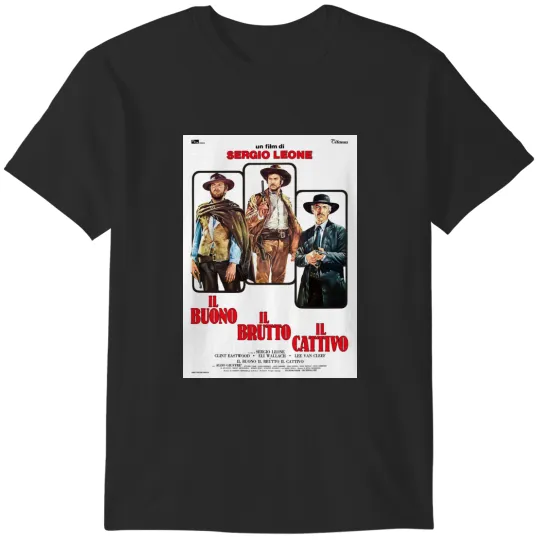 Discover The Good the Bad and the Ugly HQ original Italian version T-Shirts