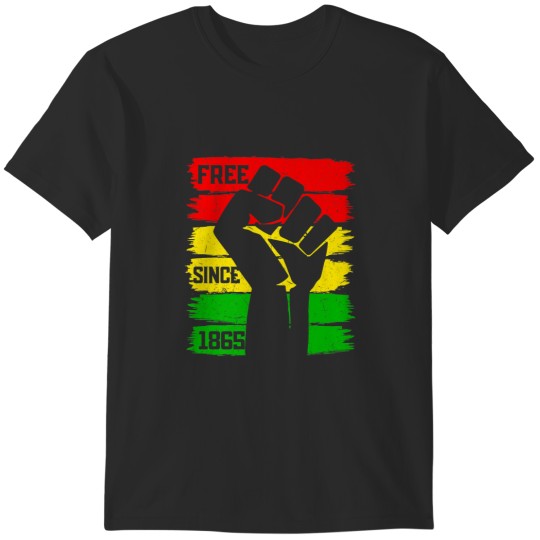 Discover Fist Juneteenth 1865 Melanin African Freedom Independence T-Shirts