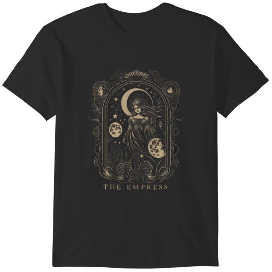 Discover The Empress Tarot Card Goth Emo Occult Graphic Women Girls T-Shirts