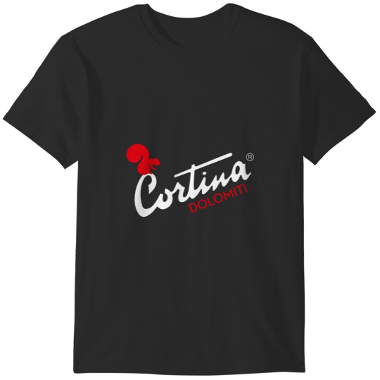 Discover Love Italian Skiing Cortina Dolomiti Italia T-Shirts