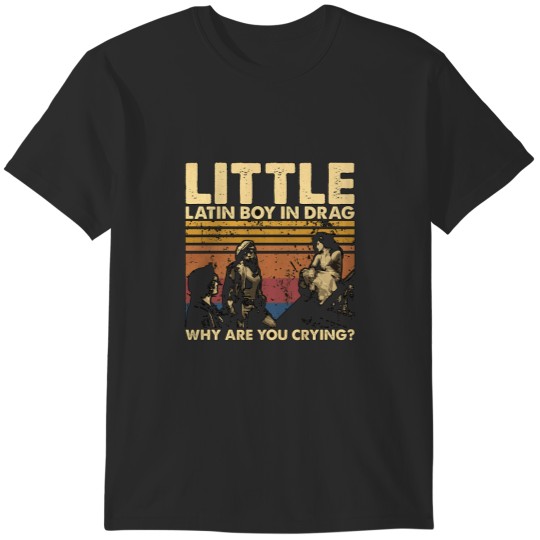 Discover Little latin boy in drag why are you crying? -Noxeema Jackson Sticker T-Shirts