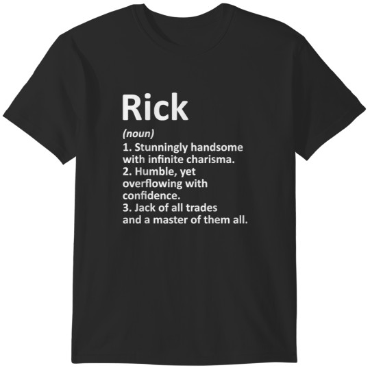 Discover RICK Definition Personalized Name Funny Birthday T-Shirts