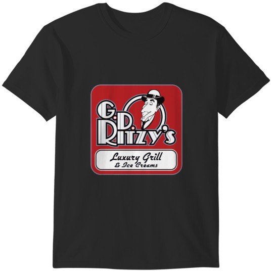Discover G. D. Ritzy's Luxury Grill and Ice Creams Logo T-Shirts