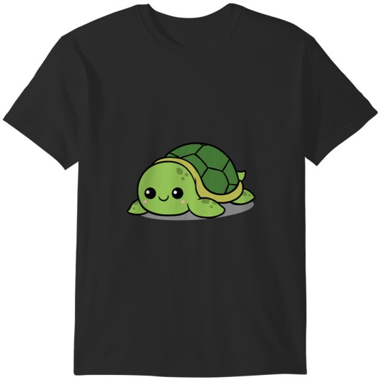 Discover KV9 Turtle Chibi Kawaii Turtle Sea Ocean Animal Lover75 T-Shirts