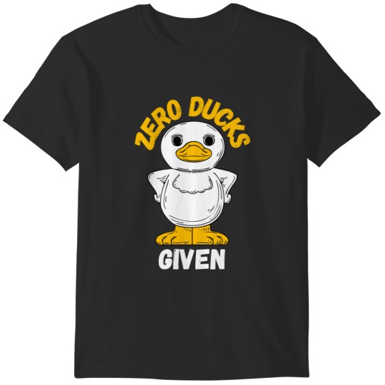 Discover zero ducks given T-Shirts