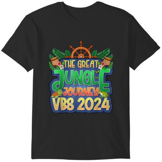 Discover Jungle Journey VBS 2024 Vacation Bible School Summer Camp T-Shirts