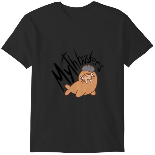Discover Real Busted Merch Mythbusters Kawaii Walrus T-Shirts