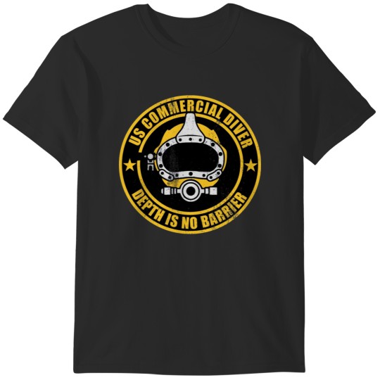 Discover US Commercial Diver T-Shirts