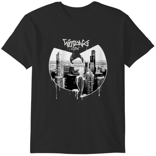 Discover Wutang chicago city graffiti T-Shirts