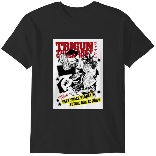 Discover Trigun Gunsmoke white t T-Shirts