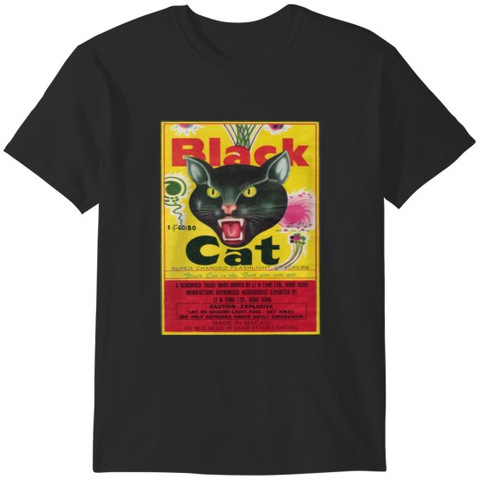 Discover Black Cat Firecrackers T-Shirts
