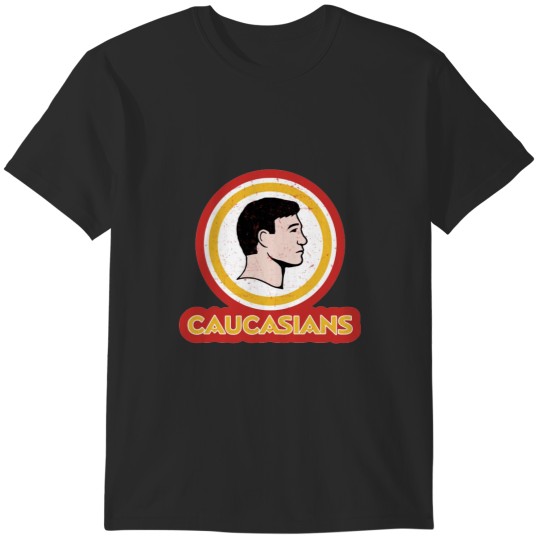 Discover Washington Caucasians RedskinsCaucasians T-Shirts
