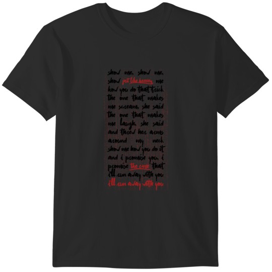 Discover The Cure Just Like Heaven (in black) T-Shirts