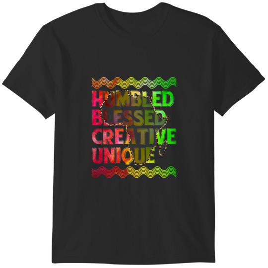 Discover HBCU Educated African Map Juneteenth Melanin Black History  3875 T-Shirts