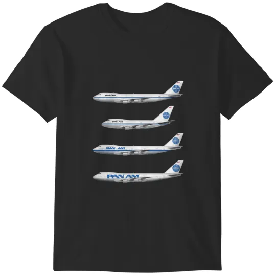 Discover The Original 747 Airline PanAm T-shirt Version T-Shirts